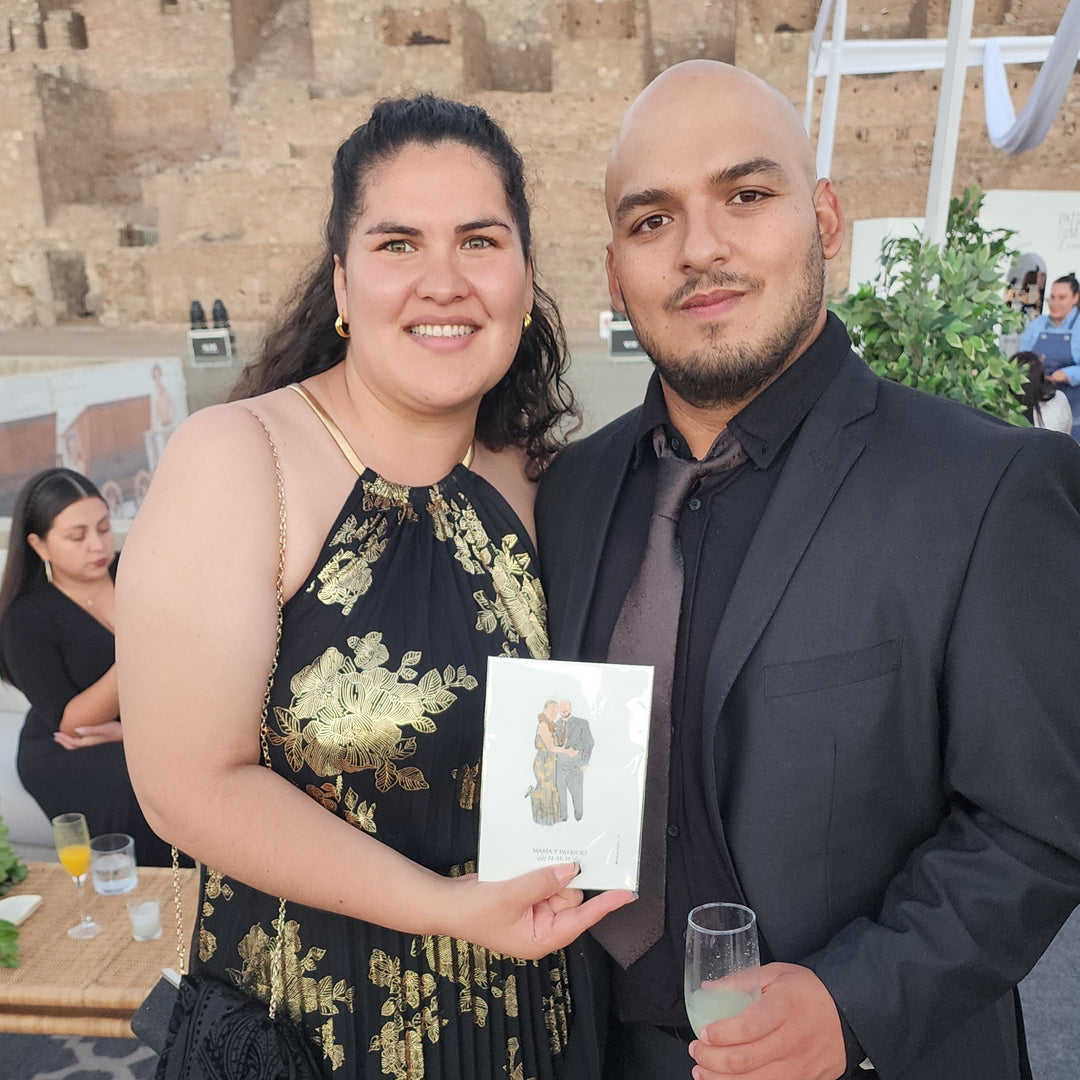 Acuarela en Vivo| Siluetas Parejas