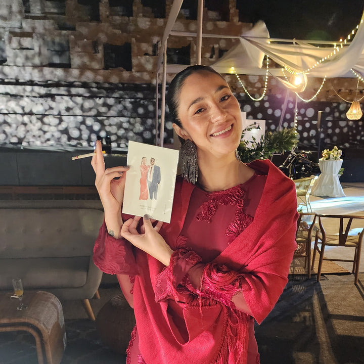 Acuarela en Vivo| Siluetas Parejas