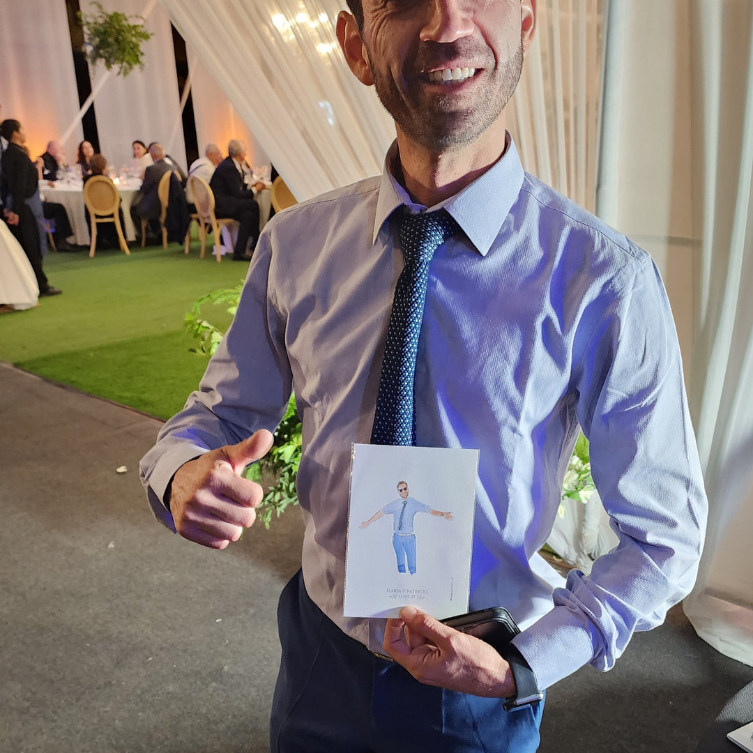 Acuarela en Vivo| Siluetas Parejas