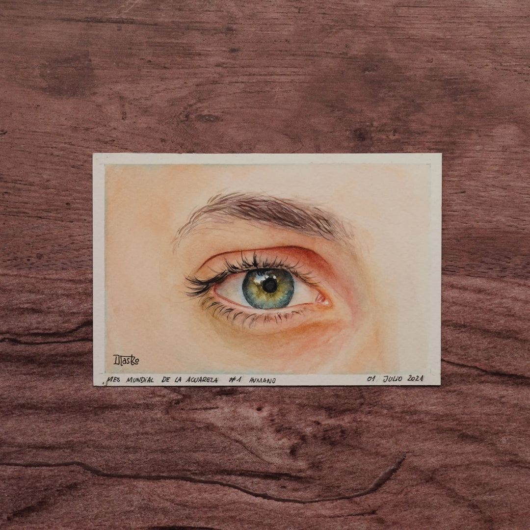 Miradas de la Naturaleza - Humano | Pintura en acuarela por Daniela Castro