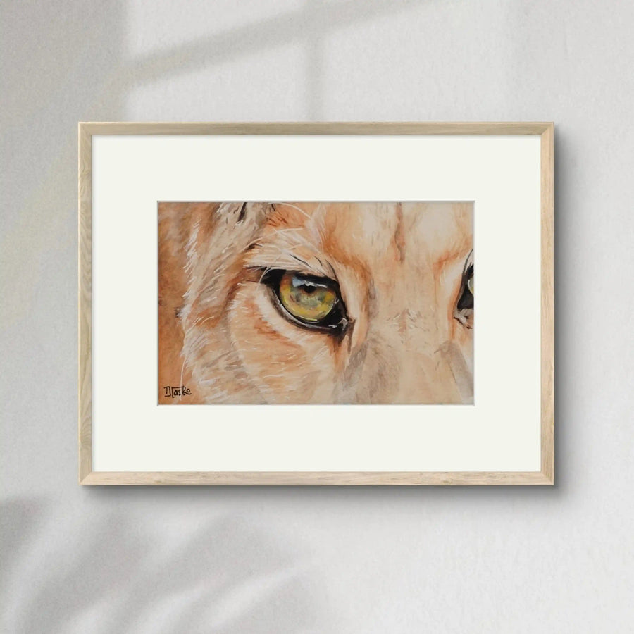 Miradas de la Naturaleza - Puma | Pintura en acuarela