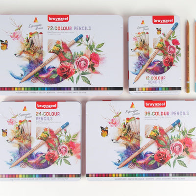 Bruynzeel - Lápices De Colores Expression Series Set 36 Colores - Somos Color