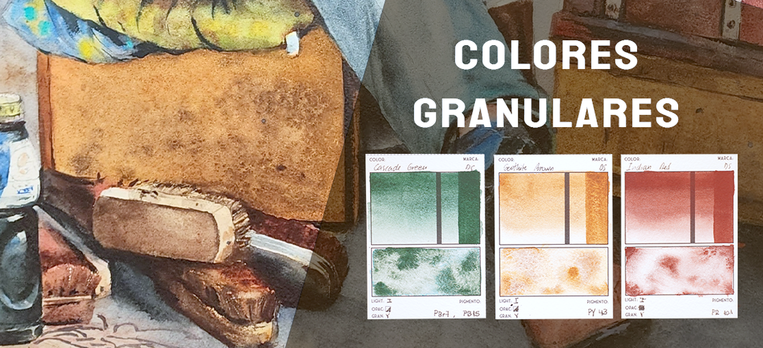 Todo sobre la Granulación en Acuarela: Qué es, Cómo Usarla y Colores para Experimentar
