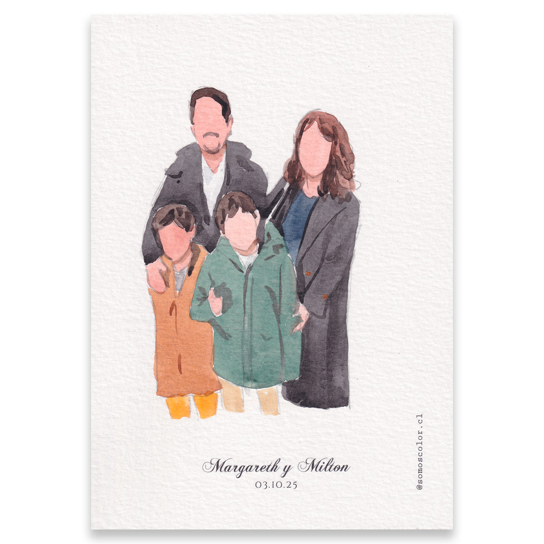 Acuarela en Estudio | Pack Siluetas Parejas