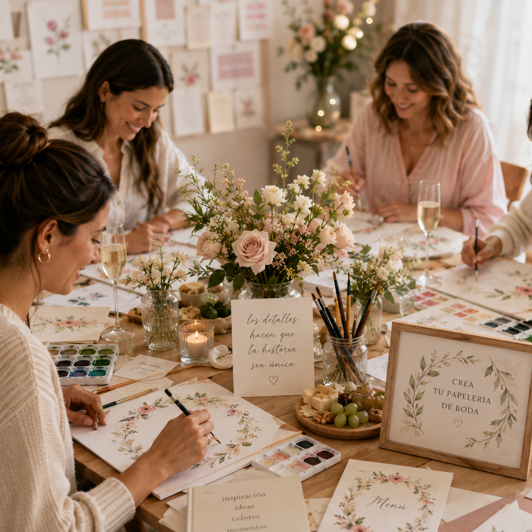 Workshop Intensivo · Crea tu Papelería de Boda