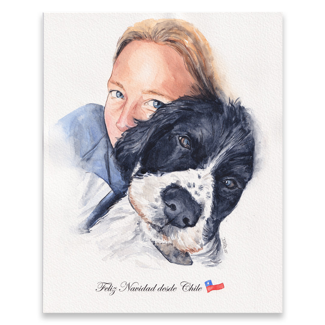 Acuarela en Estudio | Retrato Ilustrado