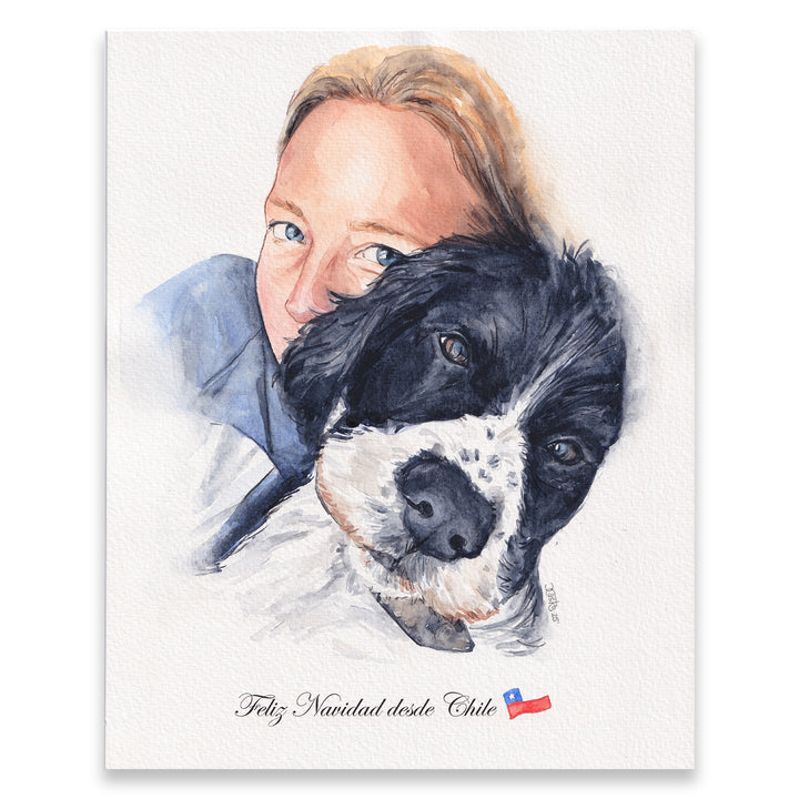 Acuarela en Estudio | Retrato Ilustrado