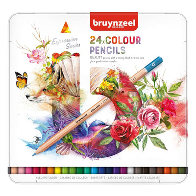 Bruynzeel - Lápices De Colores Expression Series Set 24 Colores - Somos Color