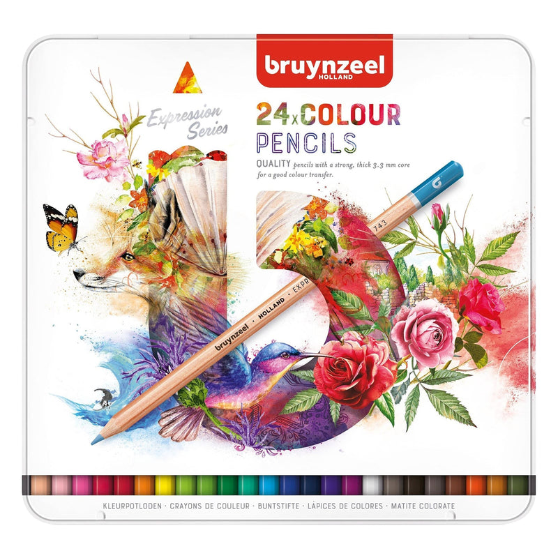 Bruynzeel - Lápices De Colores Expression Series Set 24 Colores - Somos Color