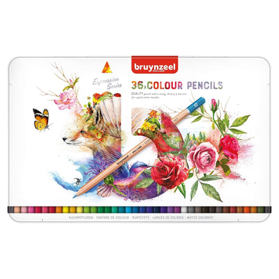 Bruynzeel - Lápices De Colores Expression Series Set 36 Colores - Somos Color