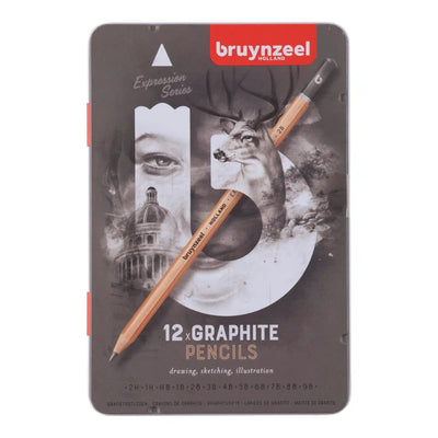 Bruynzeel - Lápices de Grafito Bruynzeel Set 12 Graduaciones - Somos Color