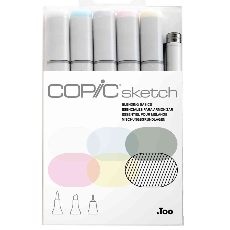 Copic - Marcadores al Alcohol Copic Sketch Set Básicos de Mezcla - Somos Color