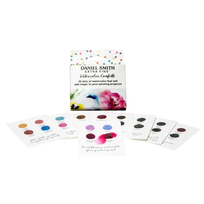 Daniel Smith - Acuarelas Carta de Puntos Daniel Smith 36 colores Confetti - Somos Color