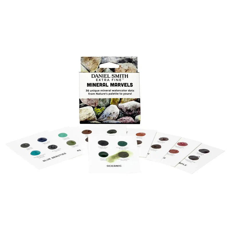 Daniel Smith - Acuarelas Carta de Puntos Daniel Smith 36 Colores Mineral Marvels - Somos Color