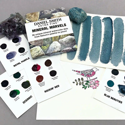 Daniel Smith - Acuarelas Carta de Puntos Daniel Smith 36 Colores Mineral Marvels - Somos Color