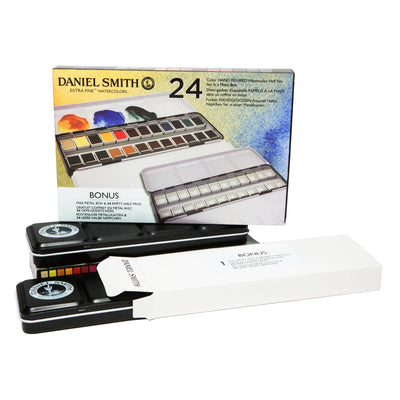 Daniel Smith - Acuarelas en Pastillas Daniel Smith Set 24 Colores Caja Metálica - Somos Color