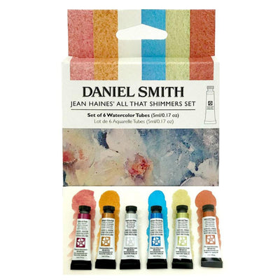 Daniel Smith - Acuarelas en Tubos 5ml Daniel Smith Set 6 Colores All That Shimmers - Somos Color