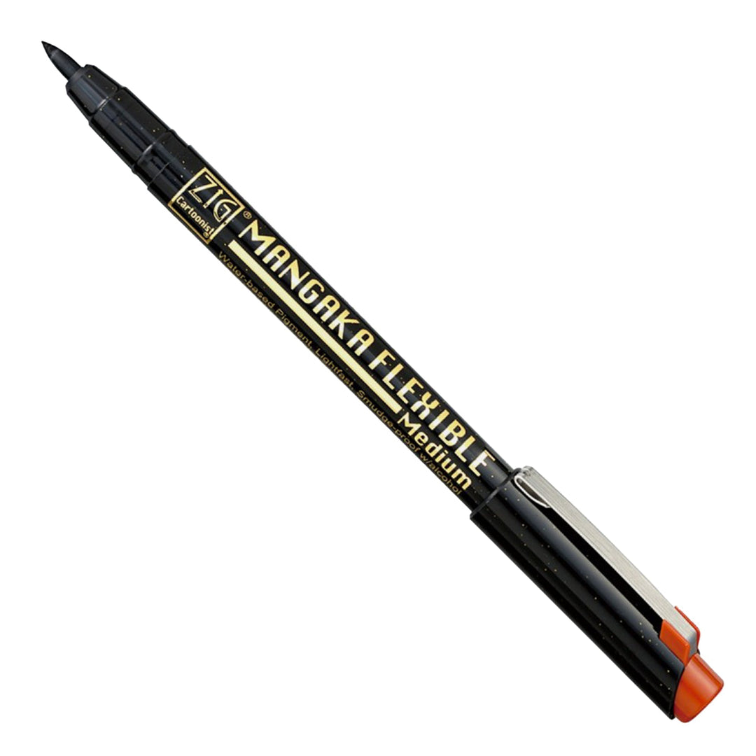 Kuretake - Marcadores Punta Pincel Zig Cartoonist Mangaka Flexible - Somos Color