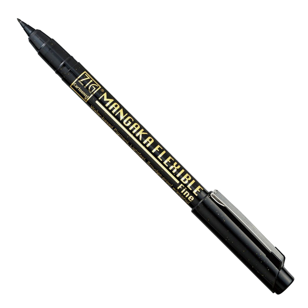Kuretake - Marcadores Punta Pincel Zig Cartoonist Mangaka Flexible - Somos Color