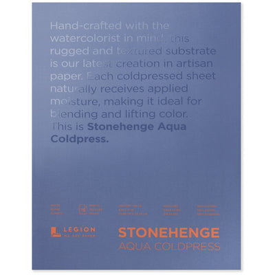 Legion Paper - Block de Papel Acuarela Stonehenge Aqua Grano Fino 15 hojas 300gr - Somos Color