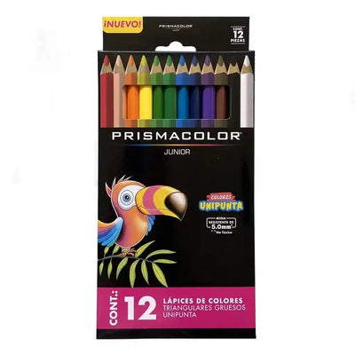 Prismacolor - Lápices De Colores Prismacolor Junior Set 12 Colores Triangulares Gruesos - Somos Color