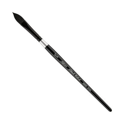 Silver Brush - Pinceles Silver Brush Black Velvet Mango Corto Aguada Oval - Somos Color