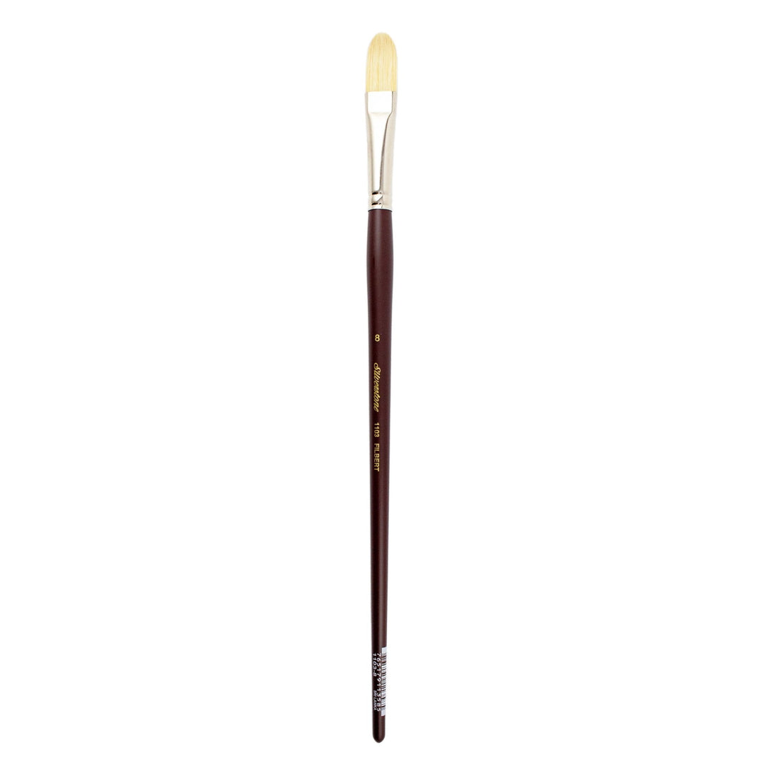 Silver Brush - Pinceles Silver Brush Silverstone Mango Largo Filberts - Somos Color
