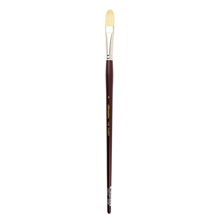 Silver Brush - Pinceles Silver Brush Silverstone Mango Largo Filberts - Somos Color