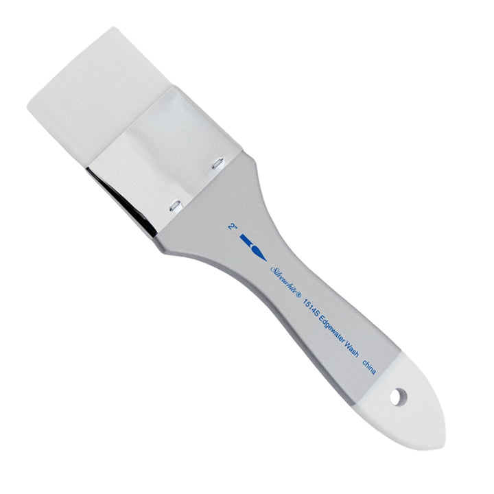 Silver Brush - Pinceles Silver Brush Silverwhite Mango Corto Edgewater Wash - Somos Color