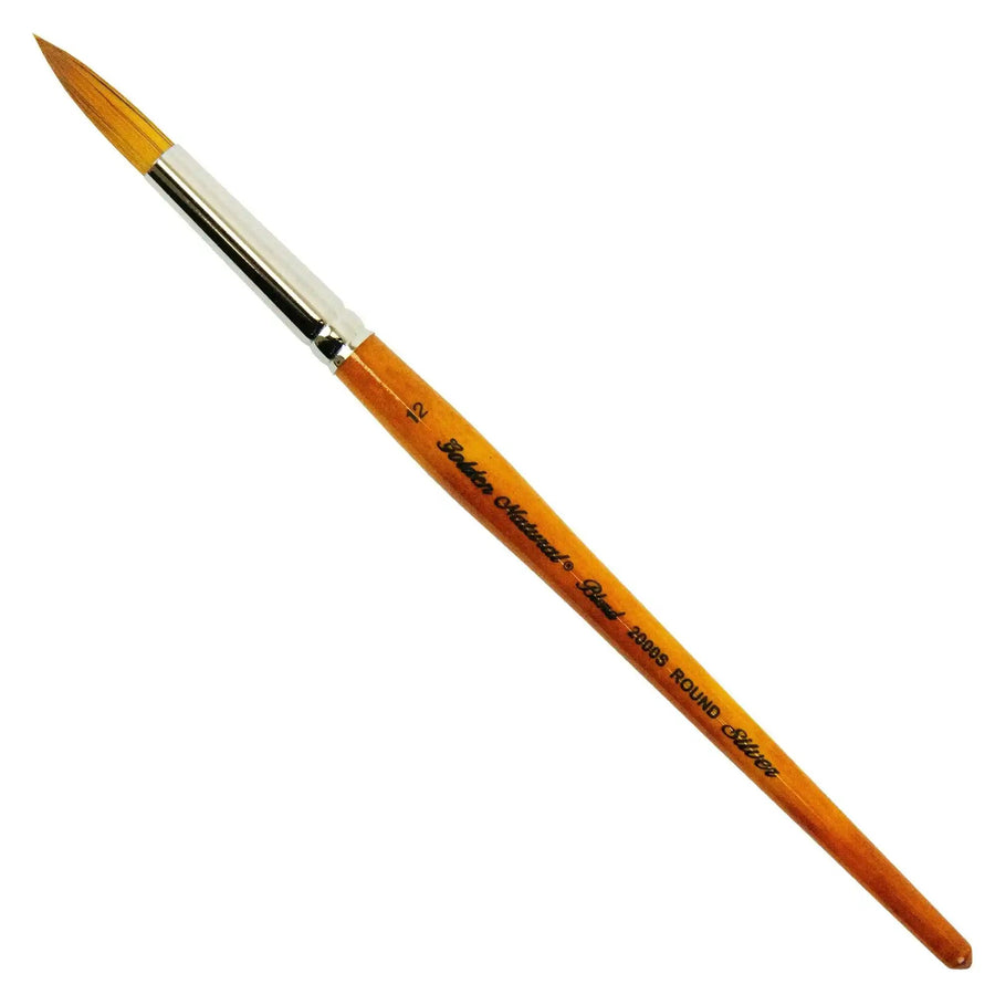 Silver Brush - Pinceles Silver Brush Golden Natural Mango Corto Redondos - Somos Color