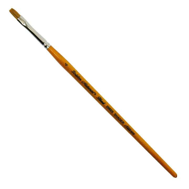 Silver Brush - Pinceles Silver Brush Golden Natural Mango Corto Shader - Somos Color