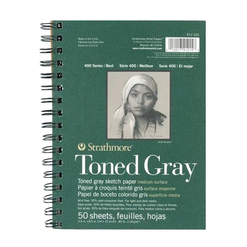 Comprar Strathmore Cuaderno de bocetos Toned Gray 118 g/m2 online